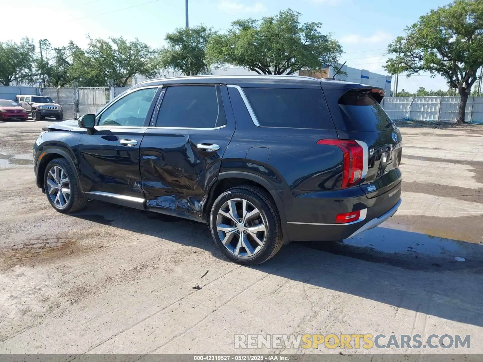 3 fotografías del automóvil dañado KM8R34HEXMU227132 HYUNDAI PALISADE 2021