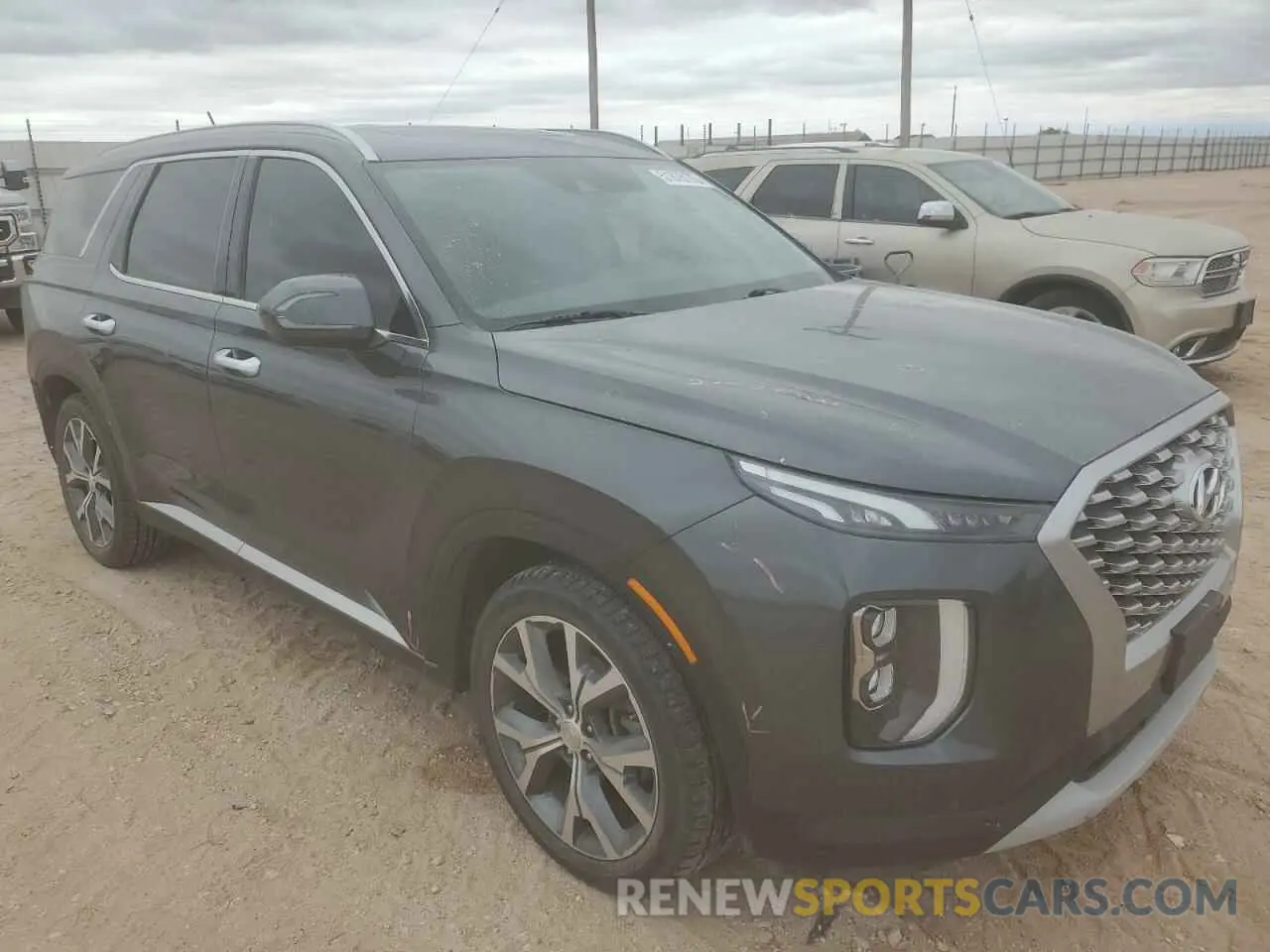 4 fotografías del automóvil dañado KM8R34HEXMU228510 HYUNDAI PALISADE 2021