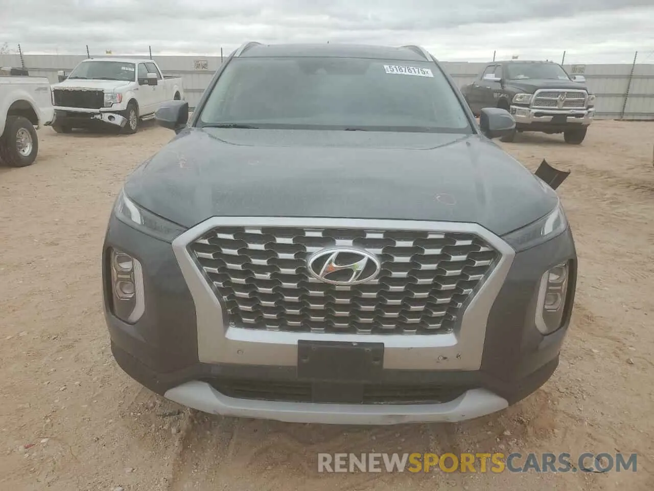 5 fotografías del automóvil dañado KM8R34HEXMU228510 HYUNDAI PALISADE 2021