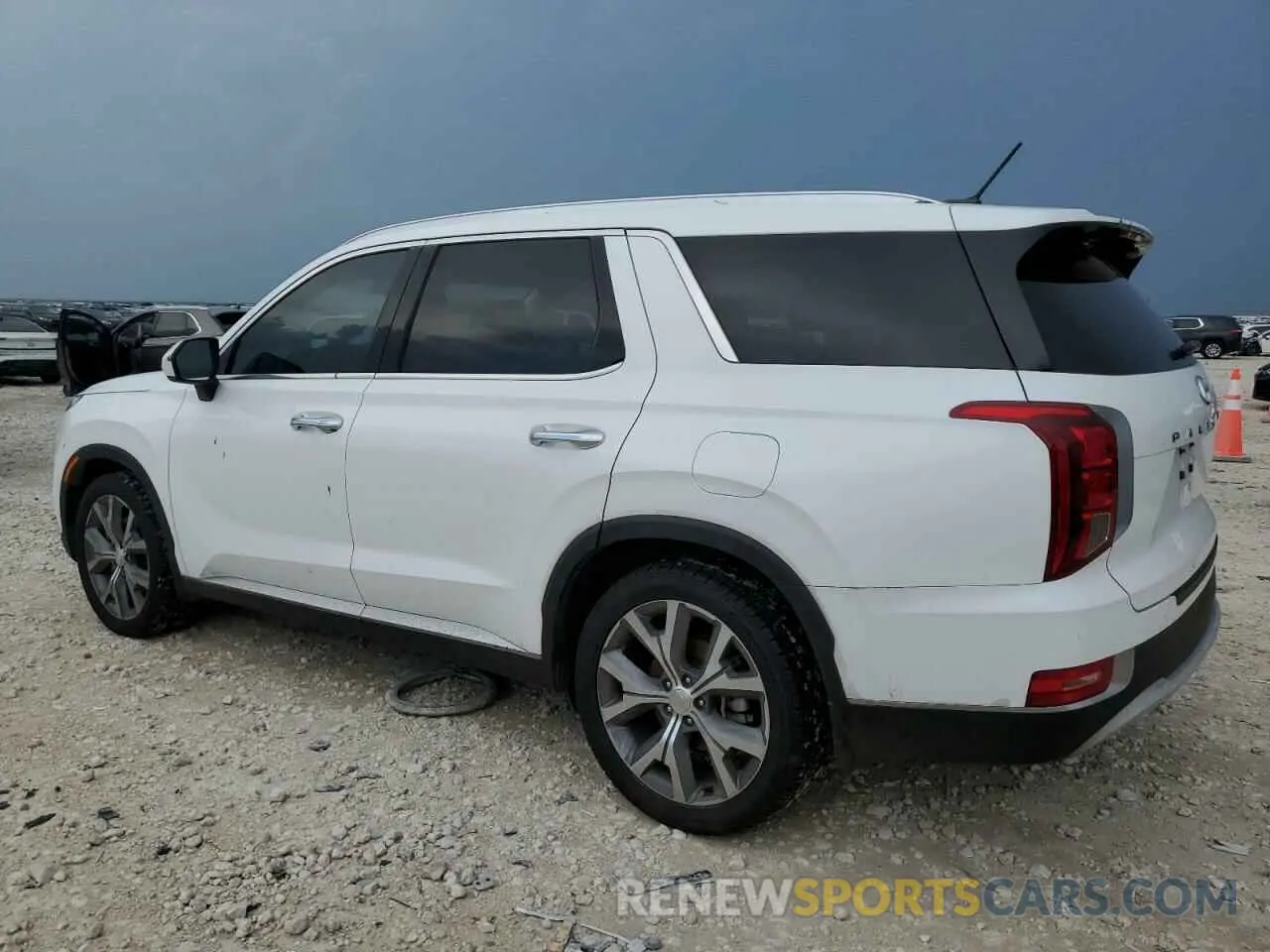 2 fotografías del automóvil dañado KM8R3DHEXMU281563 HYUNDAI PALISADE 2021