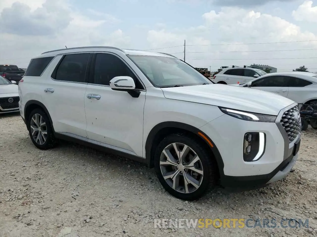 4 fotografías del automóvil dañado KM8R3DHEXMU281563 HYUNDAI PALISADE 2021