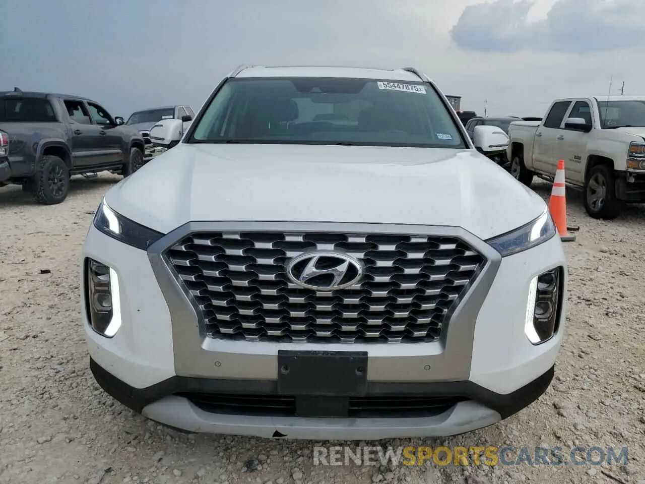 5 fotografías del automóvil dañado KM8R3DHEXMU281563 HYUNDAI PALISADE 2021