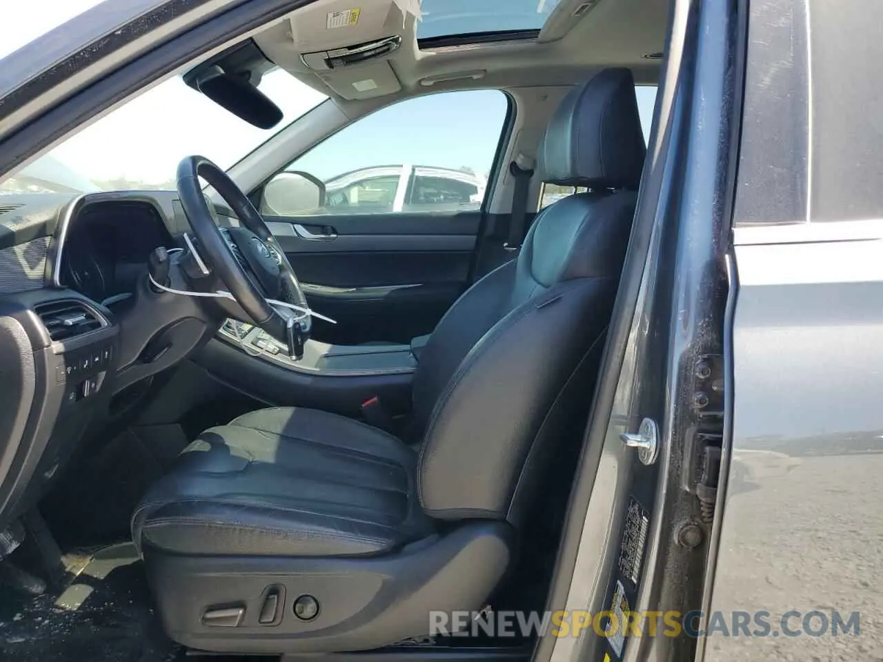 7 fotografías del automóvil dañado KM8R44HE0MU225550 HYUNDAI PALISADE 2021