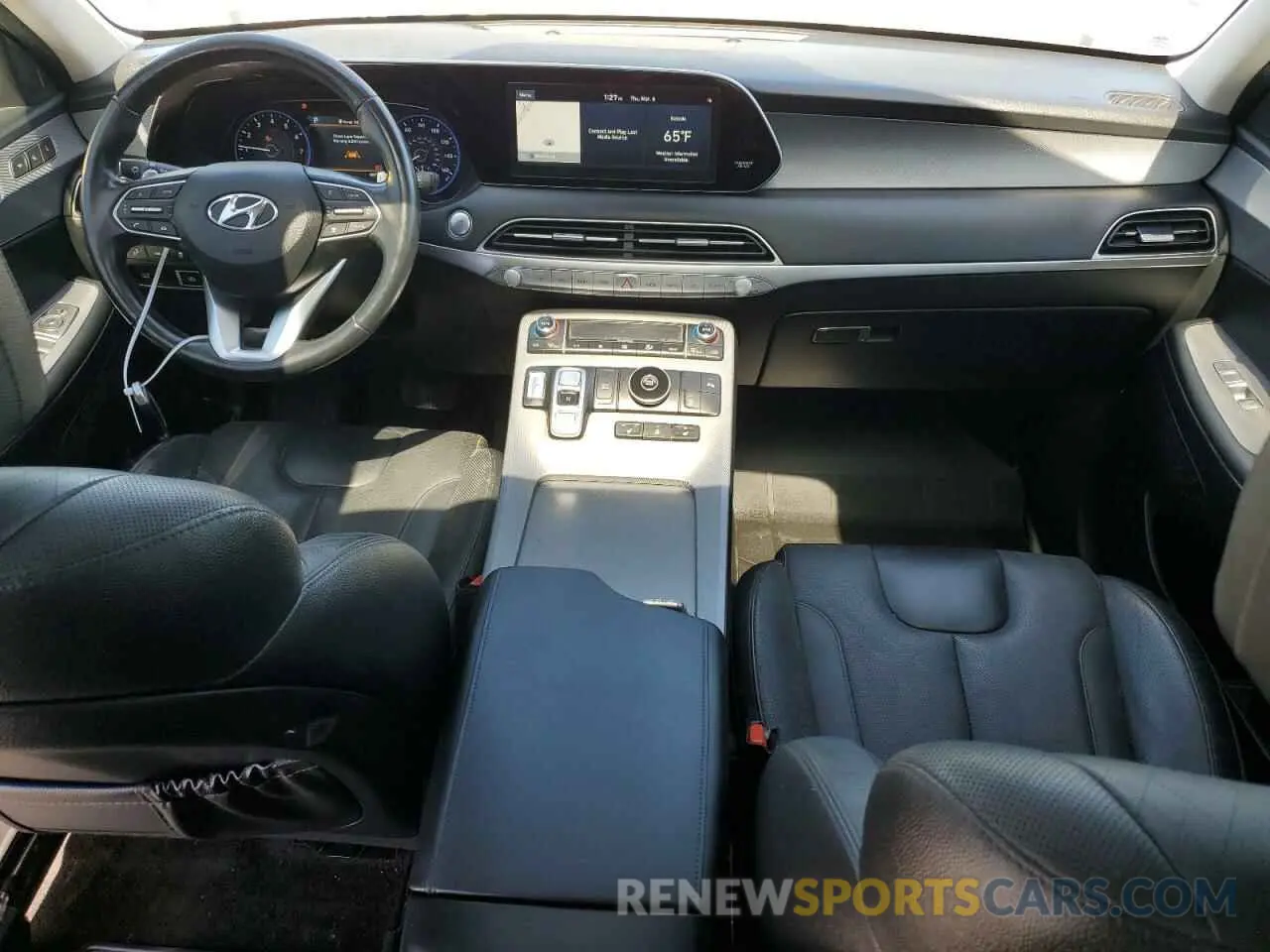 8 fotografías del automóvil dañado KM8R44HE0MU225550 HYUNDAI PALISADE 2021