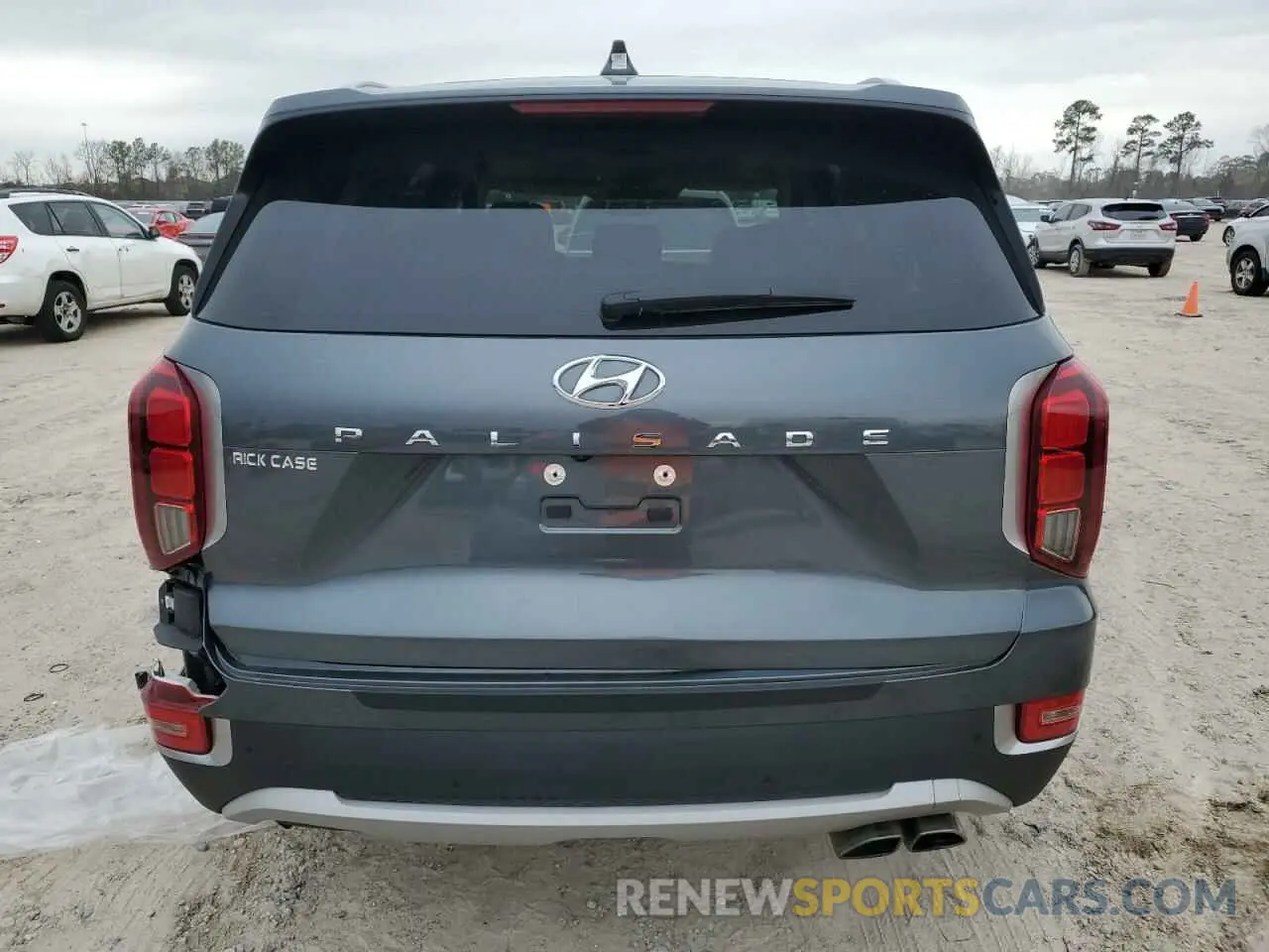 6 fotografías del automóvil dañado KM8R44HE0MU287451 HYUNDAI PALISADE 2021