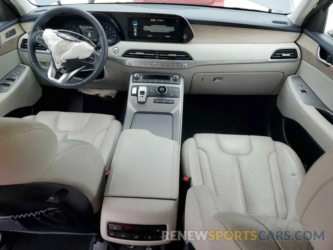 8 fotografías del automóvil dañado KM8R44HE0MU287451 HYUNDAI PALISADE 2021