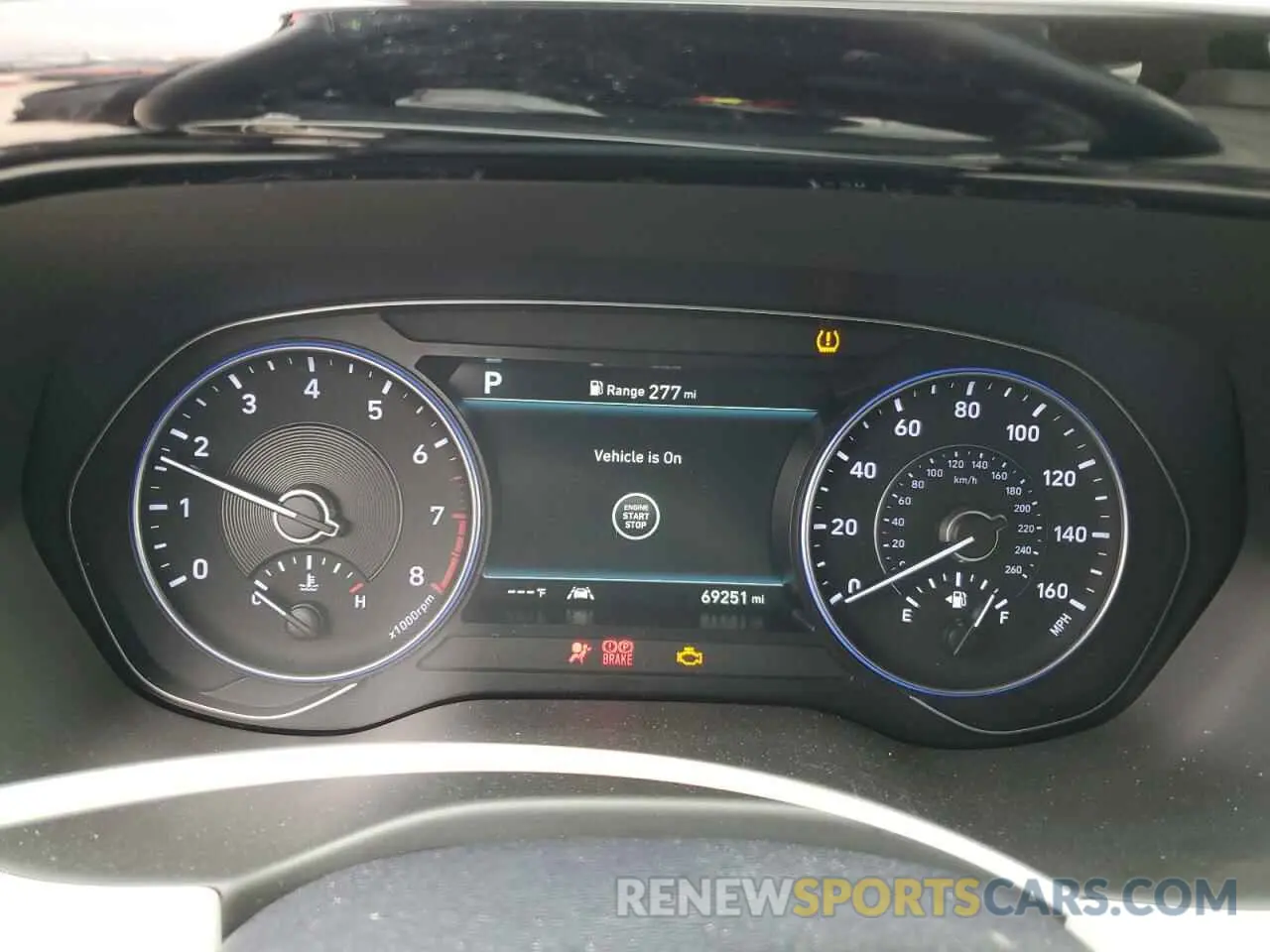 9 fotografías del automóvil dañado KM8R44HE0MU287451 HYUNDAI PALISADE 2021