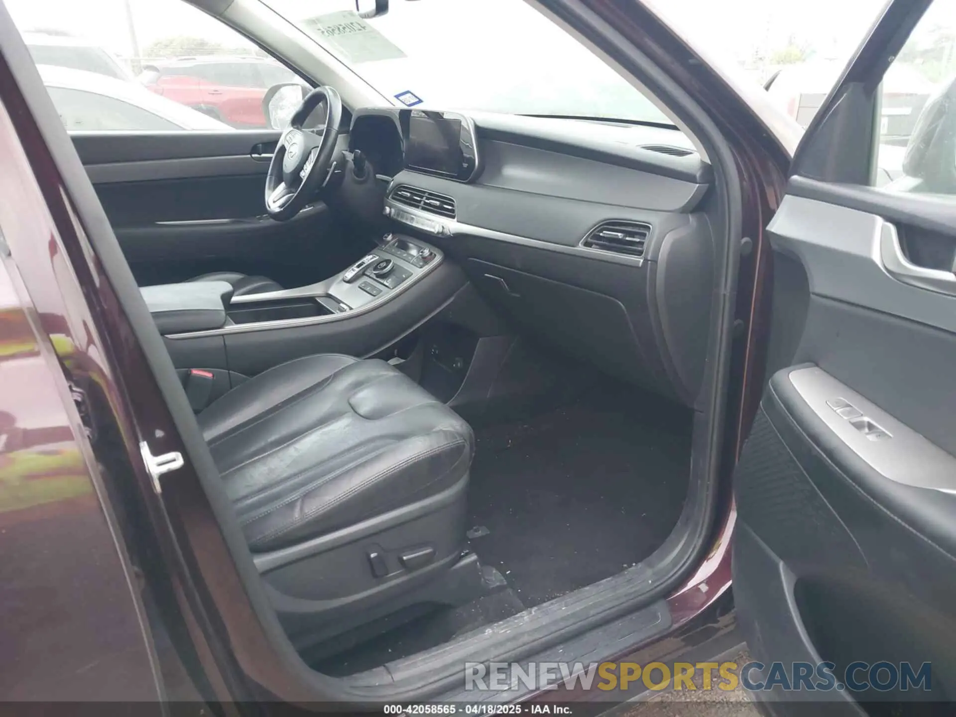 5 fotografías del automóvil dañado KM8R44HE0MU296067 HYUNDAI PALISADE 2021