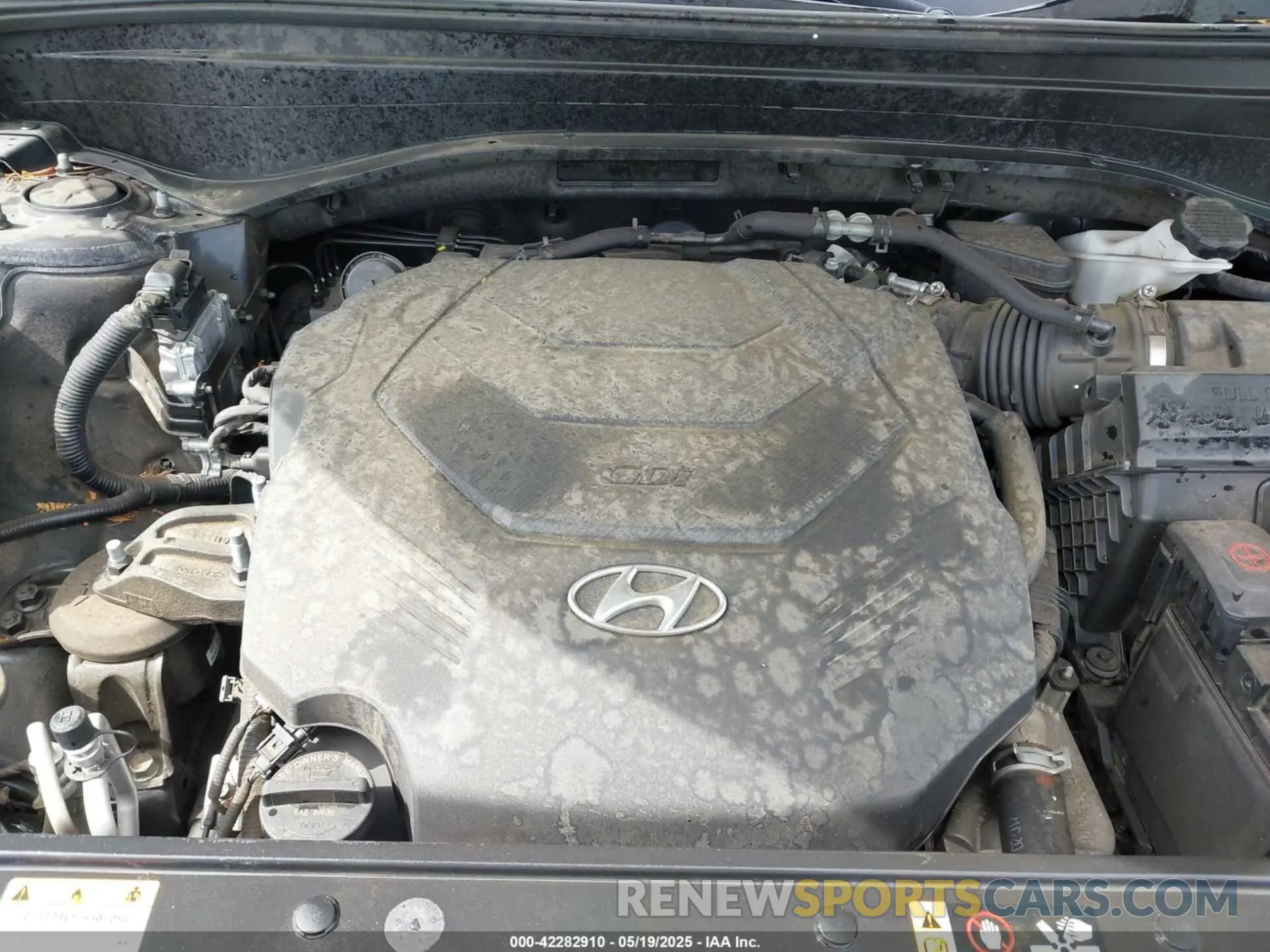10 fotografías del automóvil dañado KM8R44HE3MU322600 HYUNDAI PALISADE 2021