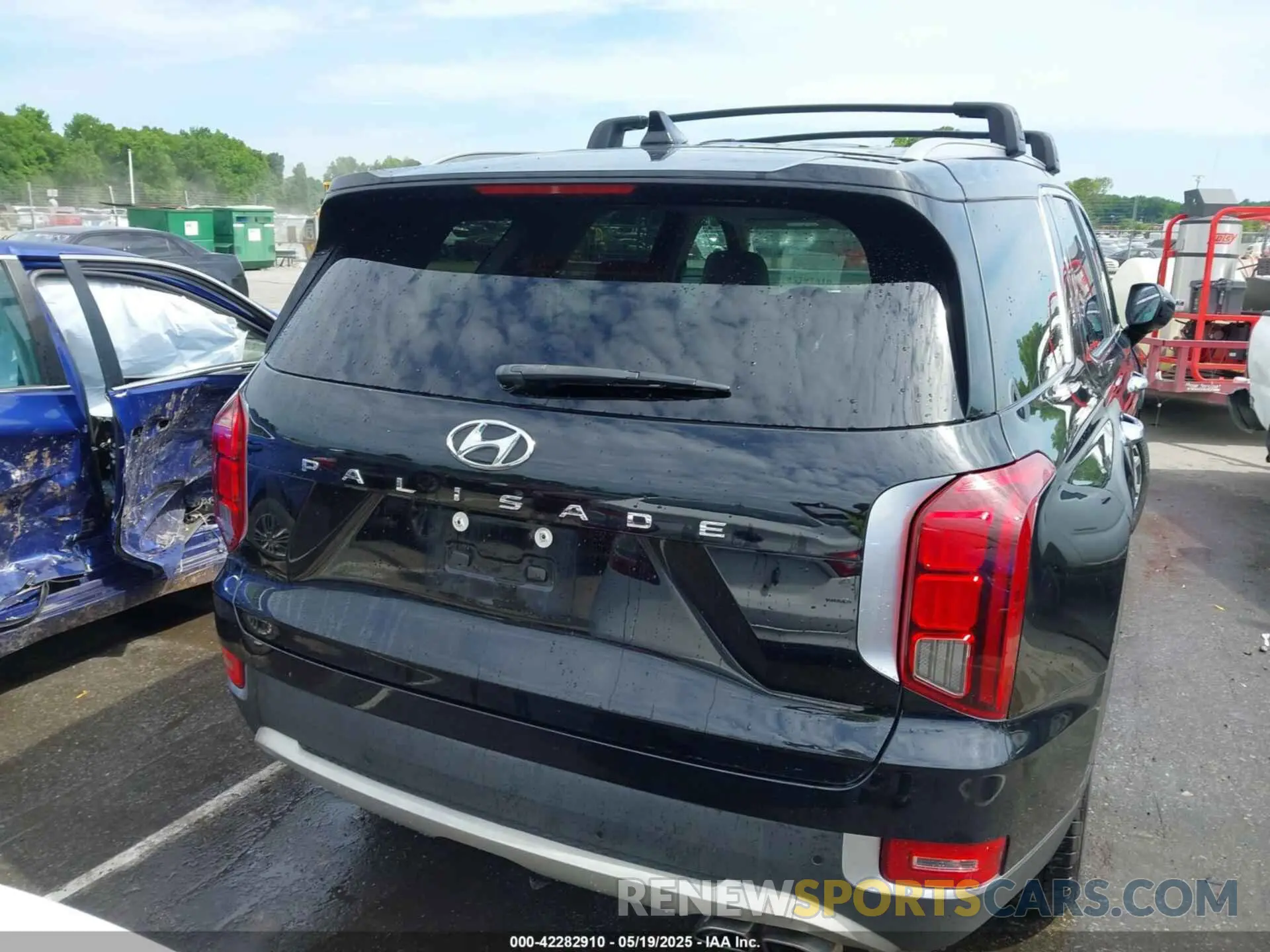 16 fotografías del automóvil dañado KM8R44HE3MU322600 HYUNDAI PALISADE 2021