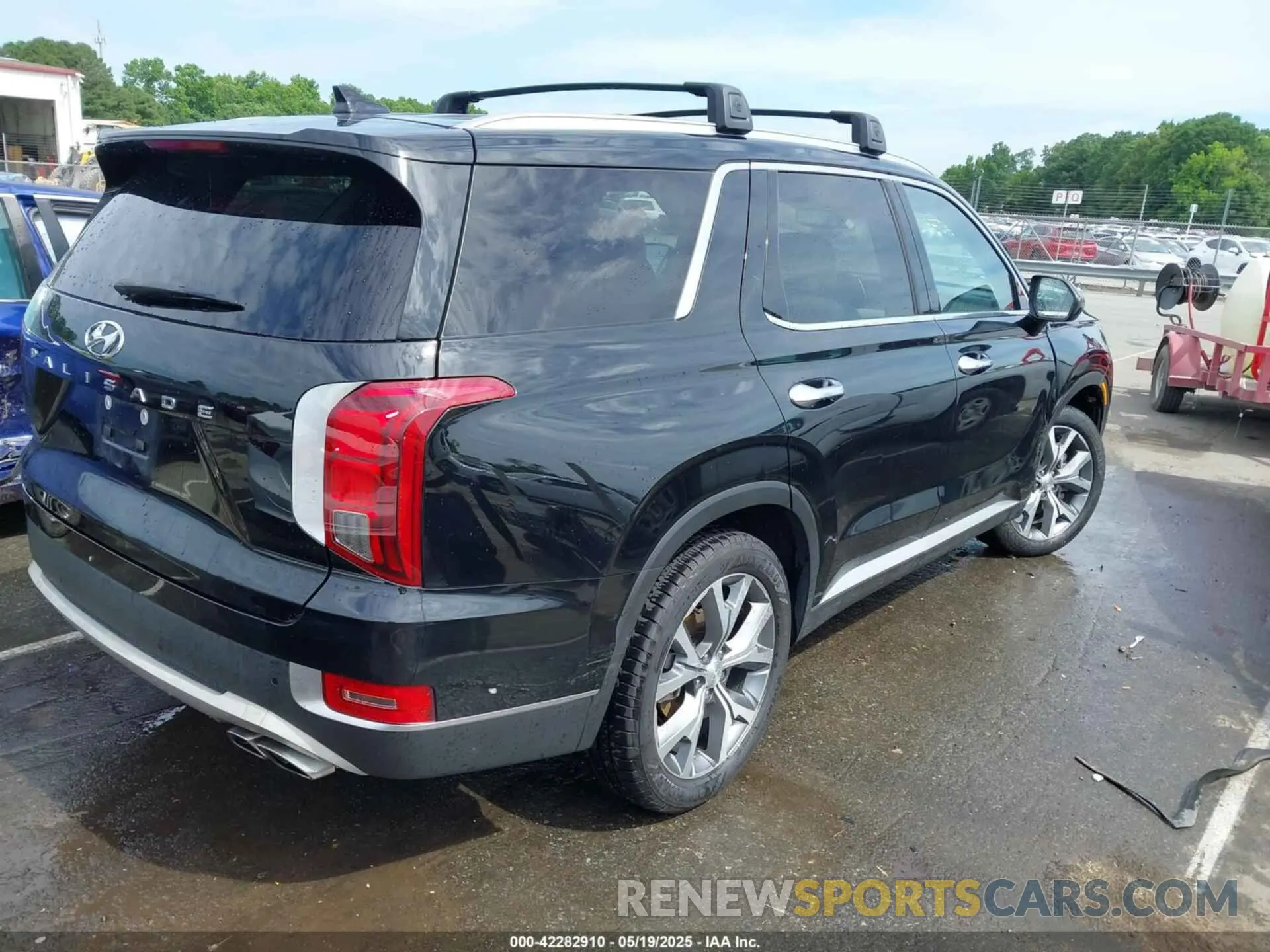 4 fotografías del automóvil dañado KM8R44HE3MU322600 HYUNDAI PALISADE 2021