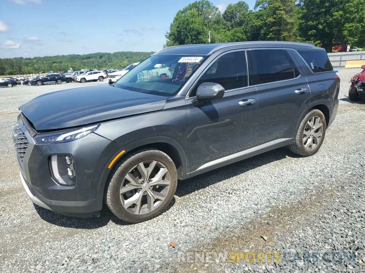 1 fotografías del automóvil dañado KM8R44HE4MU238804 HYUNDAI PALISADE 2021