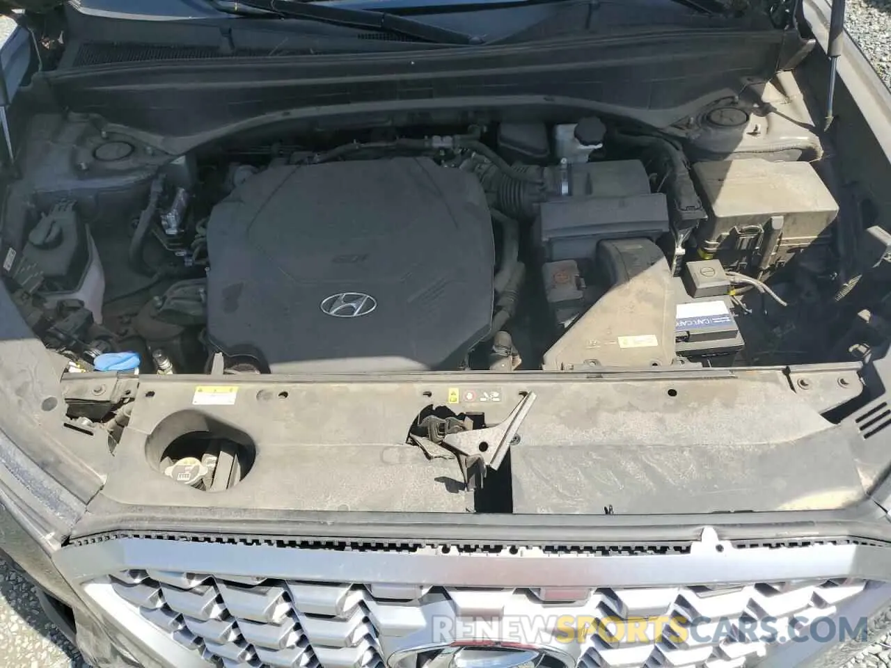 12 fotografías del automóvil dañado KM8R44HE4MU238804 HYUNDAI PALISADE 2021