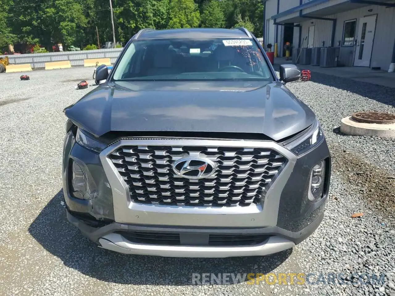 5 fotografías del automóvil dañado KM8R44HE4MU238804 HYUNDAI PALISADE 2021