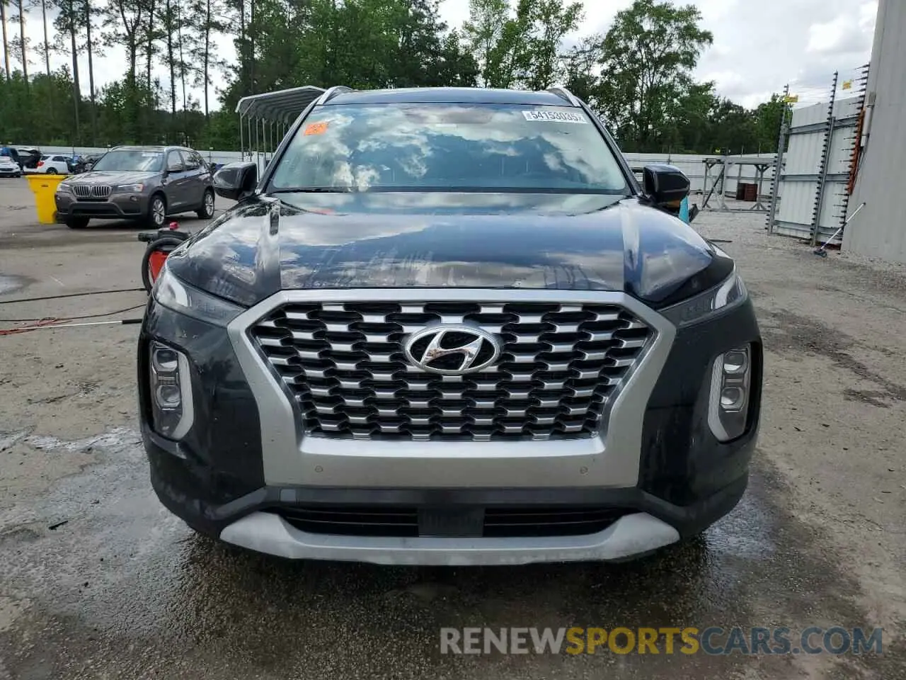 5 fotografías del automóvil dañado KM8R44HE4MU255845 HYUNDAI PALISADE 2021