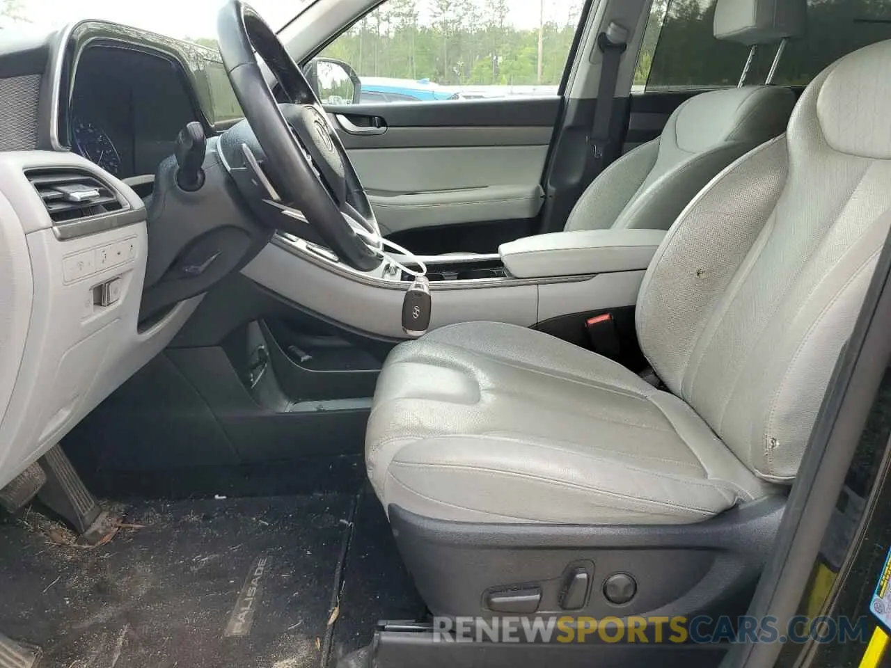 7 fotografías del automóvil dañado KM8R44HE4MU255845 HYUNDAI PALISADE 2021