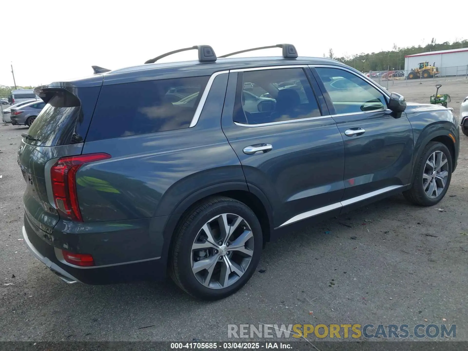 4 fotografías del automóvil dañado KM8R44HE8MU302360 HYUNDAI PALISADE 2021