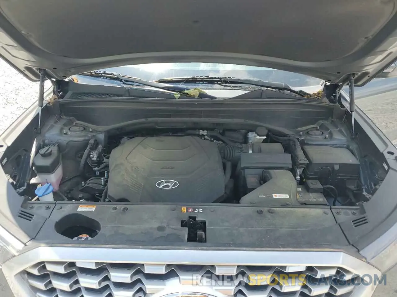 12 fotografías del automóvil dañado KM8R44HE8MU325704 HYUNDAI PALISADE 2021