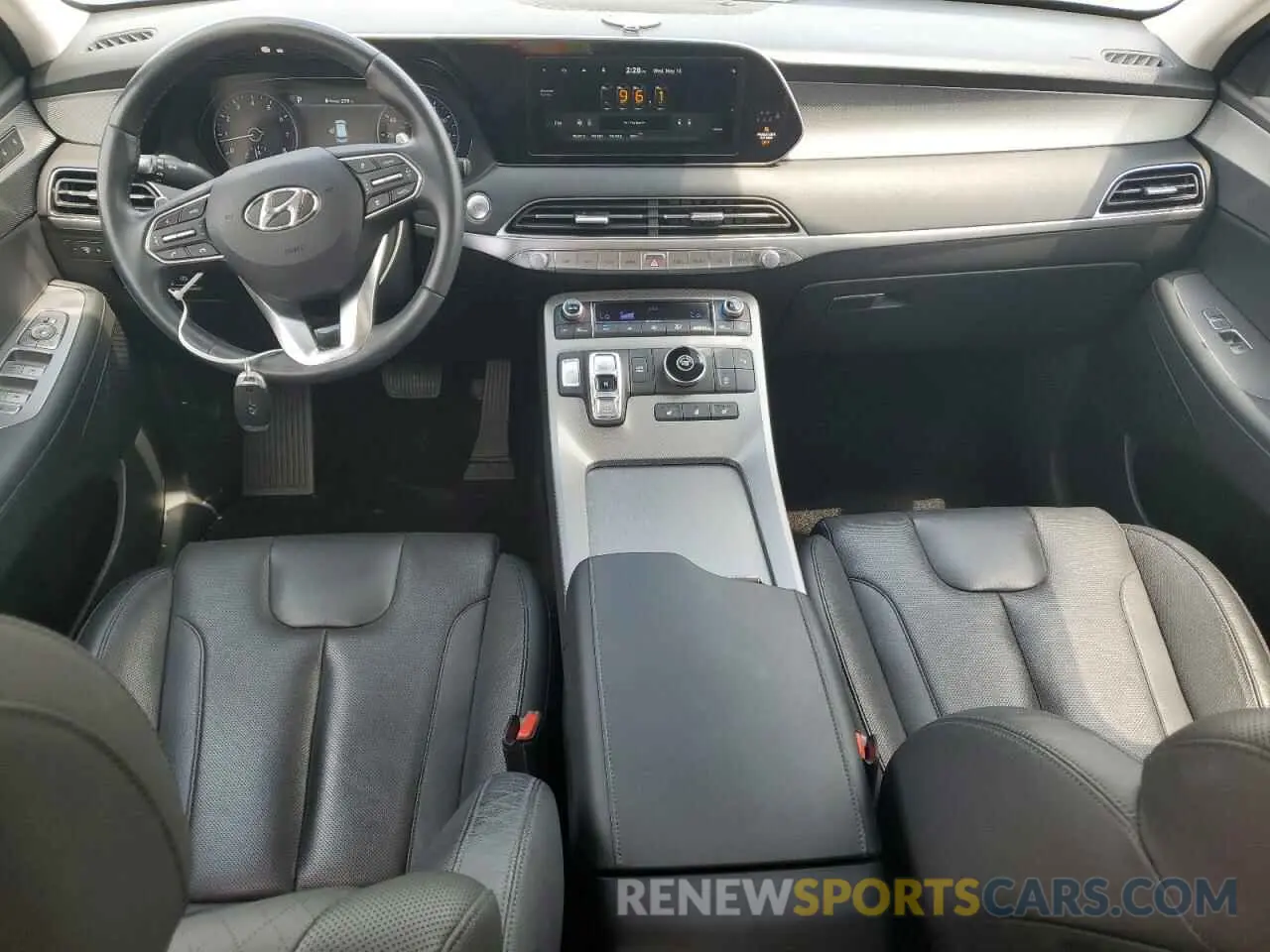 8 fotografías del automóvil dañado KM8R44HE8MU325704 HYUNDAI PALISADE 2021