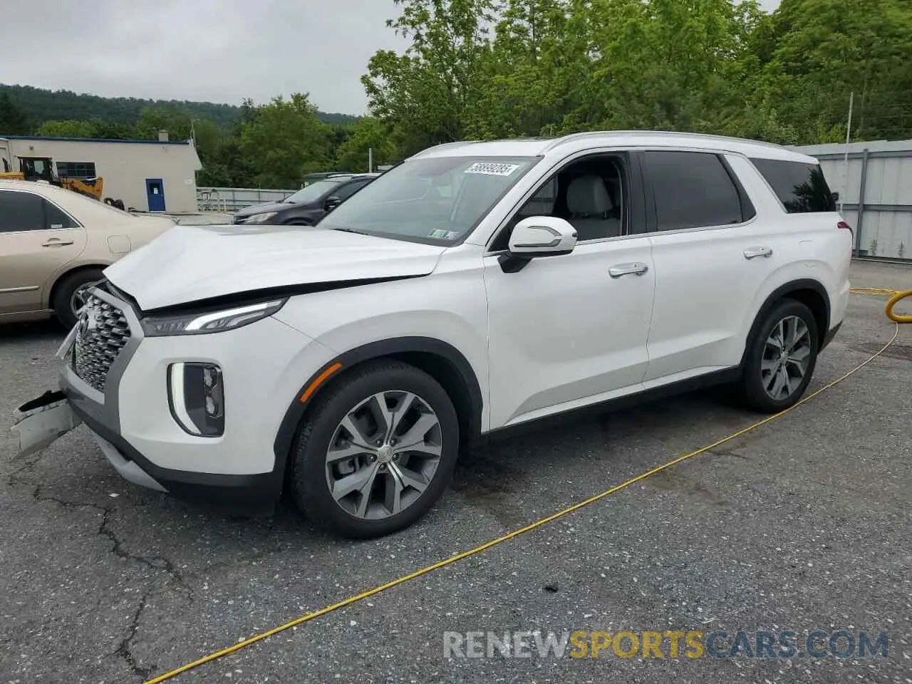 1 fotografías del automóvil dañado KM8R4DHE6MU245060 HYUNDAI PALISADE 2021