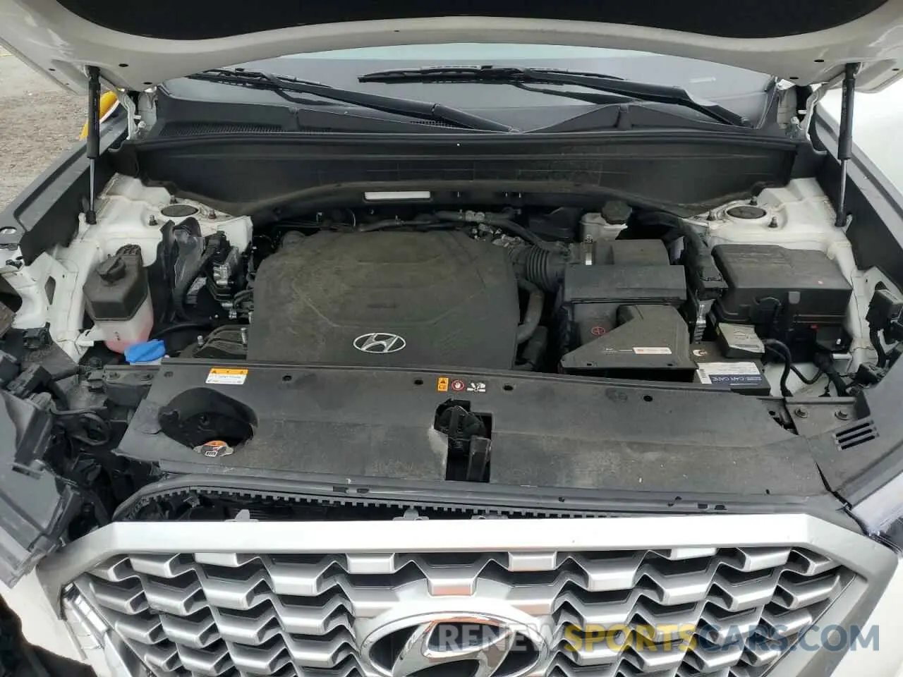 12 fotografías del automóvil dañado KM8R4DHE6MU245060 HYUNDAI PALISADE 2021