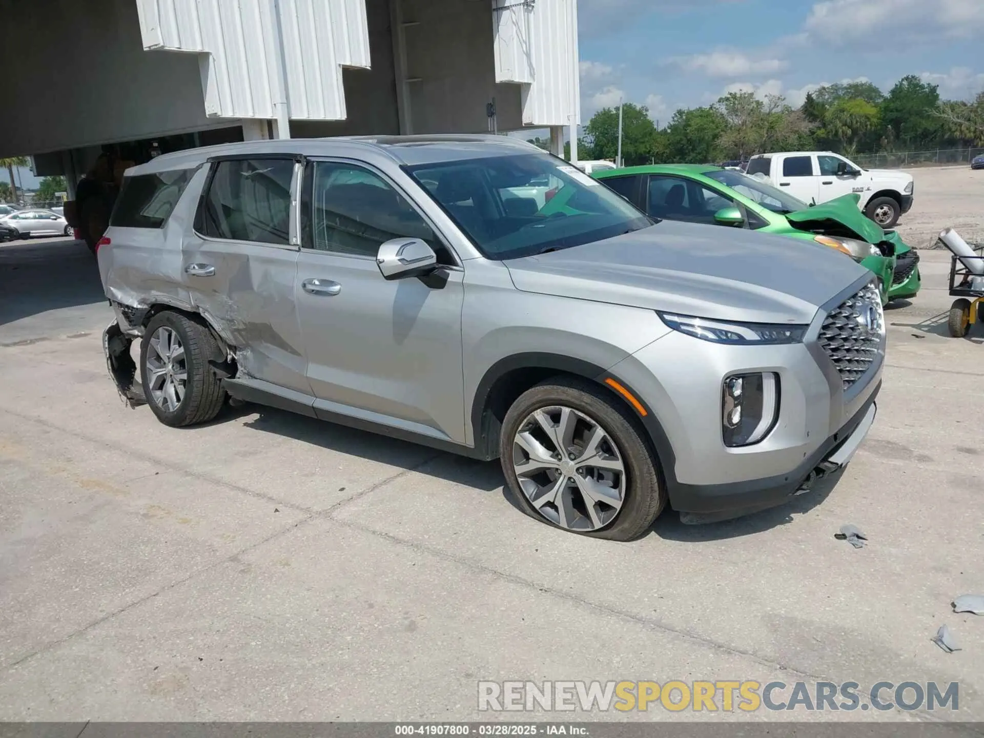 1 fotografías del automóvil dañado KM8R4DHE7MU298205 HYUNDAI PALISADE 2021