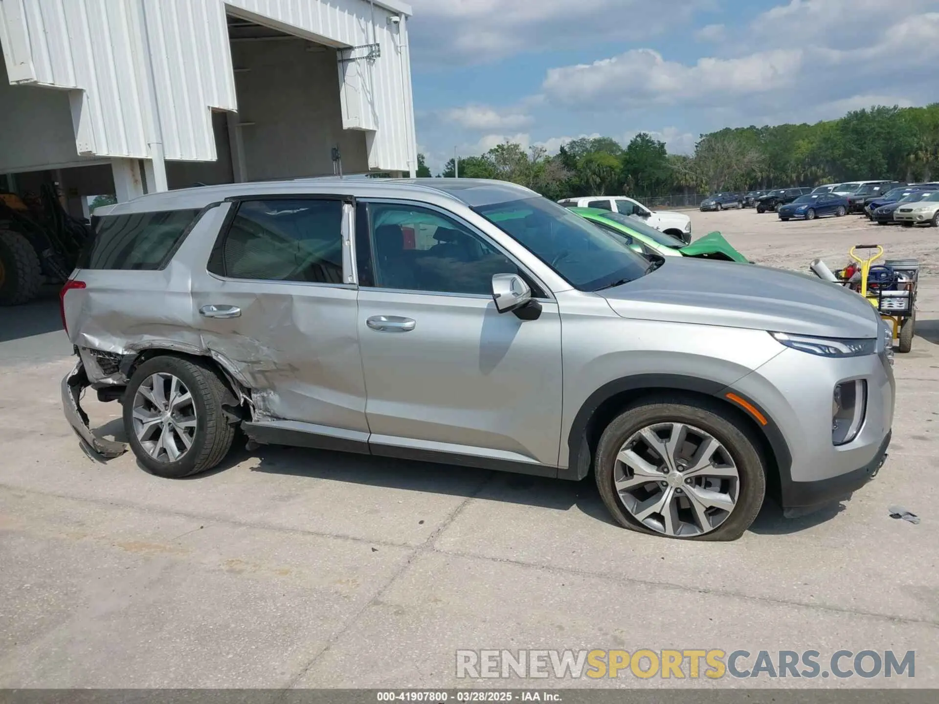 13 fotografías del automóvil dañado KM8R4DHE7MU298205 HYUNDAI PALISADE 2021