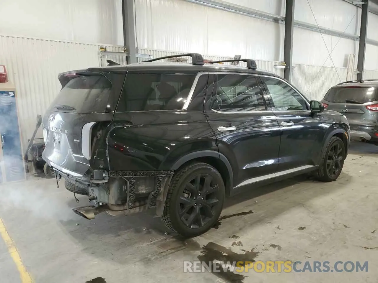 3 fotografías del automóvil dañado KM8R4DHE8MU181636 HYUNDAI PALISADE 2021