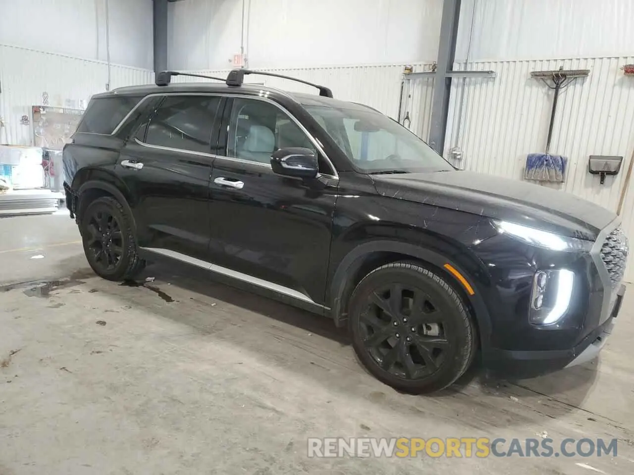 4 fotografías del automóvil dañado KM8R4DHE8MU181636 HYUNDAI PALISADE 2021