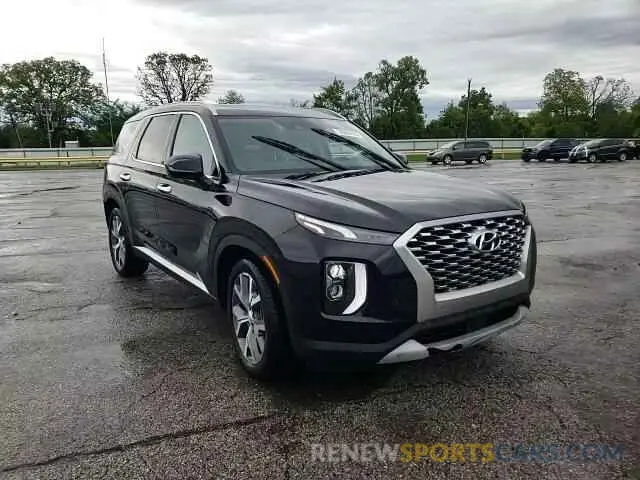 15 fotografías del automóvil dañado KM8R4DHE9MU256053 HYUNDAI PALISADE 2021