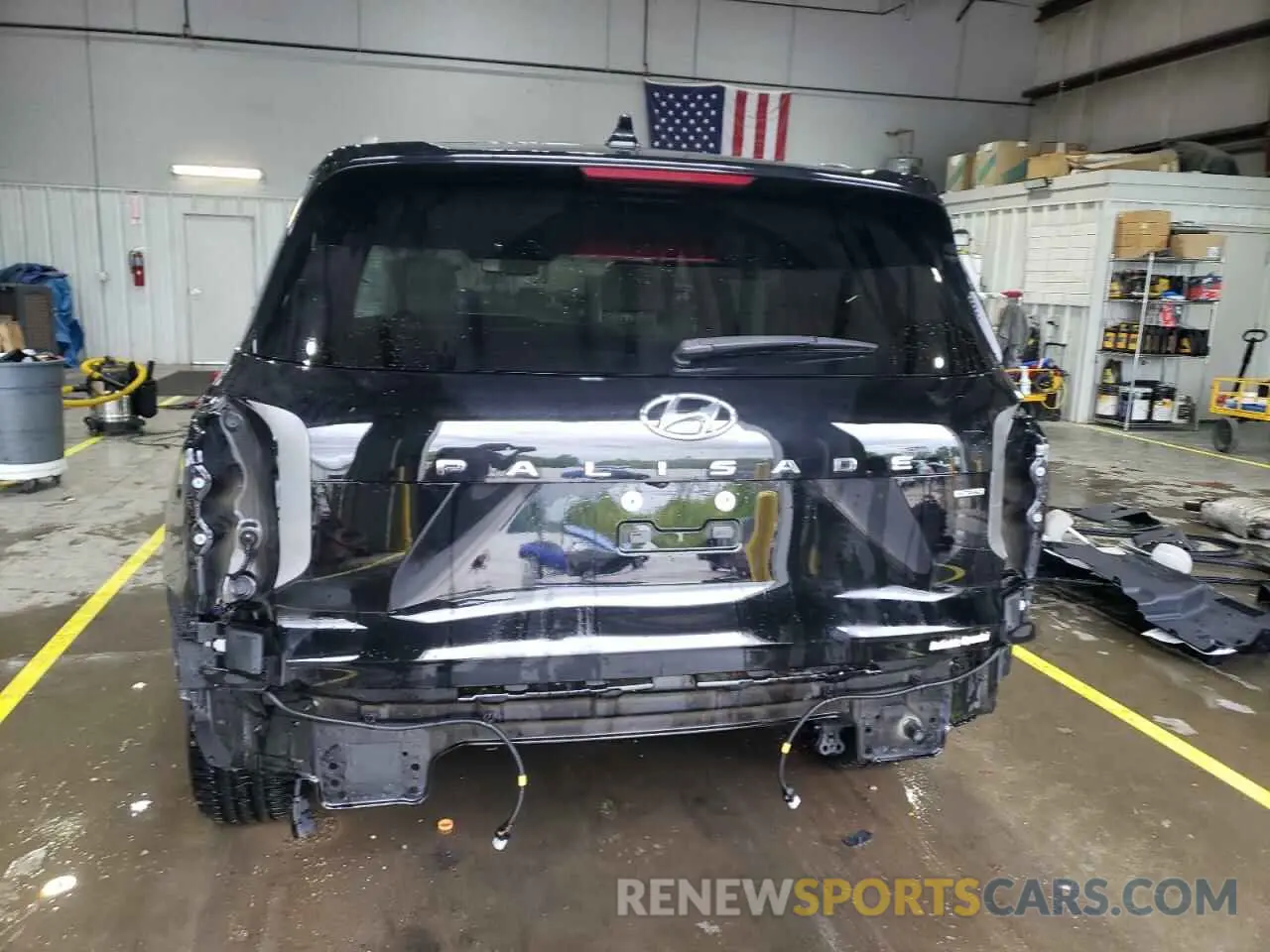6 fotografías del automóvil dañado KM8R4DHE9MU256053 HYUNDAI PALISADE 2021