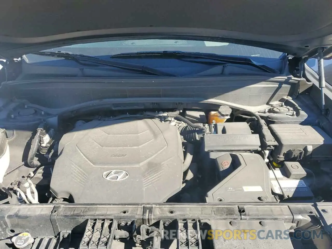 12 fotografías del automóvil dañado KM8R54HE1MU241429 HYUNDAI PALISADE 2021