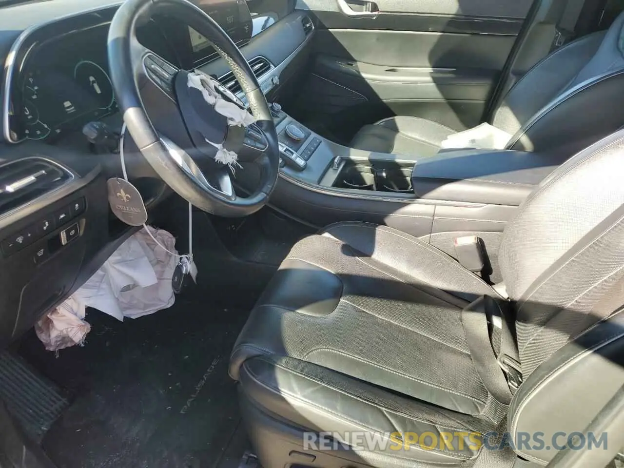 7 fotografías del automóvil dañado KM8R54HE1MU241429 HYUNDAI PALISADE 2021