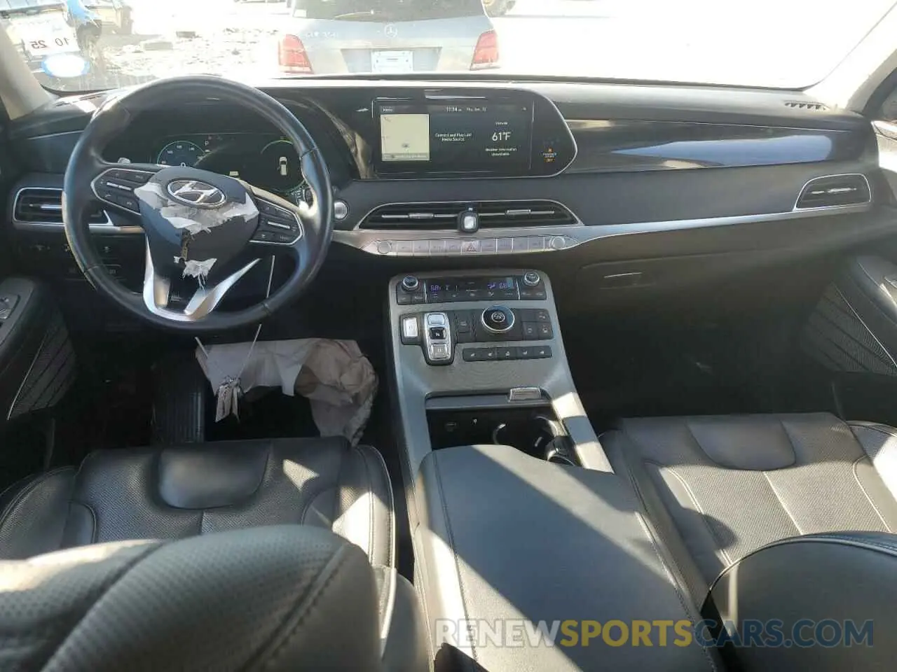 8 fotografías del automóvil dañado KM8R54HE1MU241429 HYUNDAI PALISADE 2021