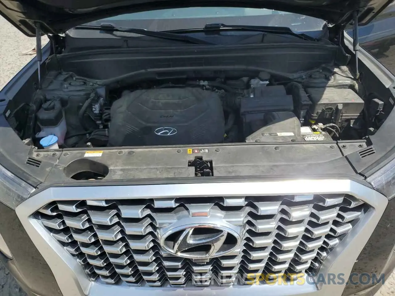 12 fotografías del automóvil dañado KM8R54HE7MU259210 HYUNDAI PALISADE 2021