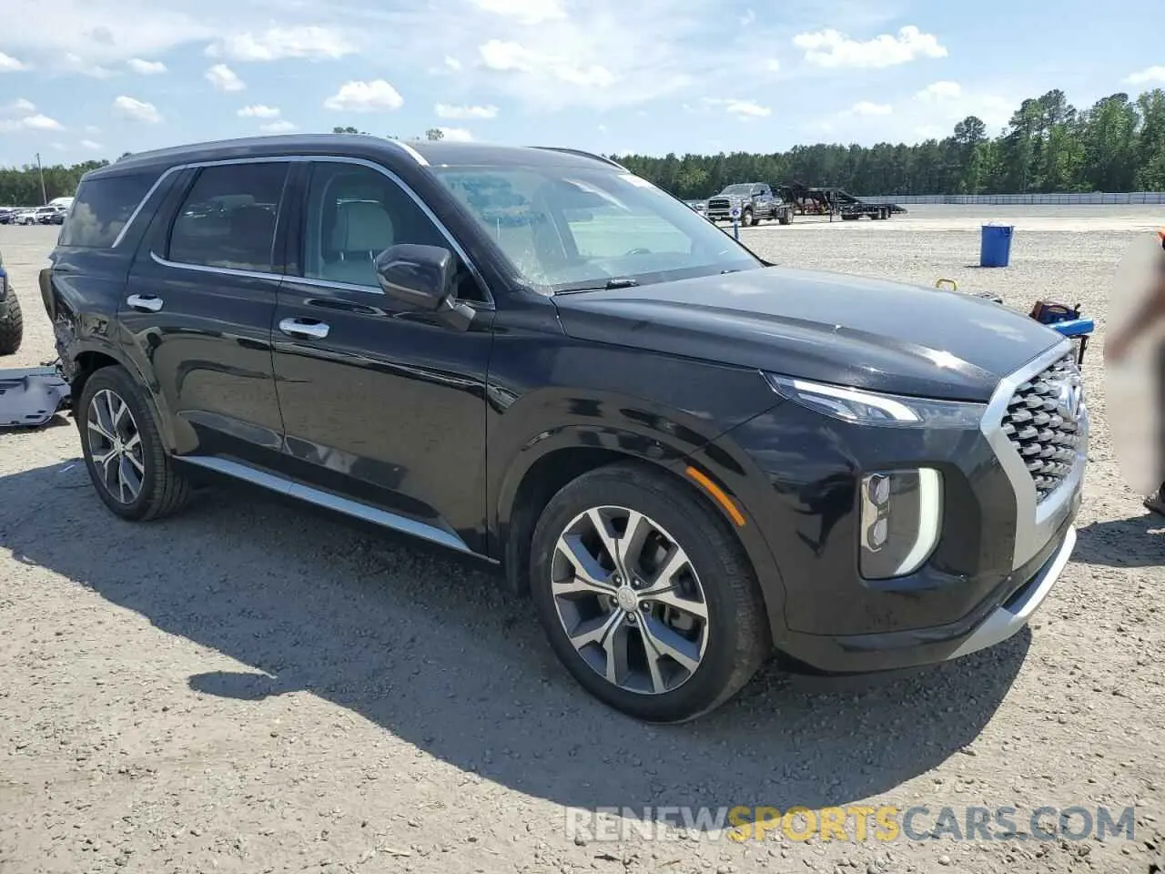4 fotografías del automóvil dañado KM8R54HE7MU259210 HYUNDAI PALISADE 2021