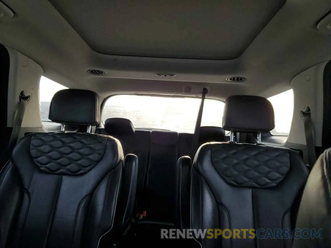10 fotografías del automóvil dañado KM8R54HE8MU214535 HYUNDAI PALISADE 2021