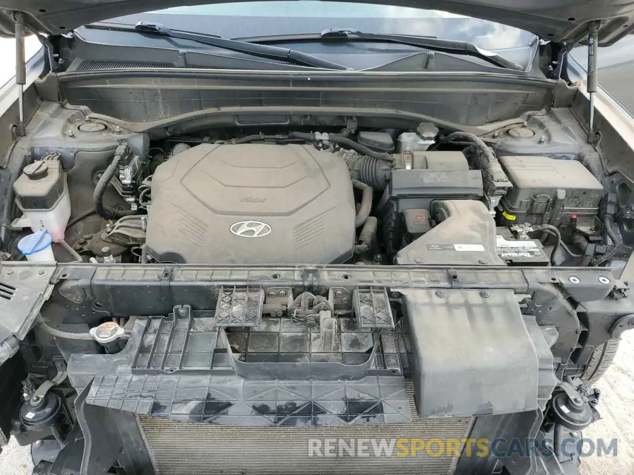 12 fotografías del automóvil dañado KM8R54HE8MU214535 HYUNDAI PALISADE 2021
