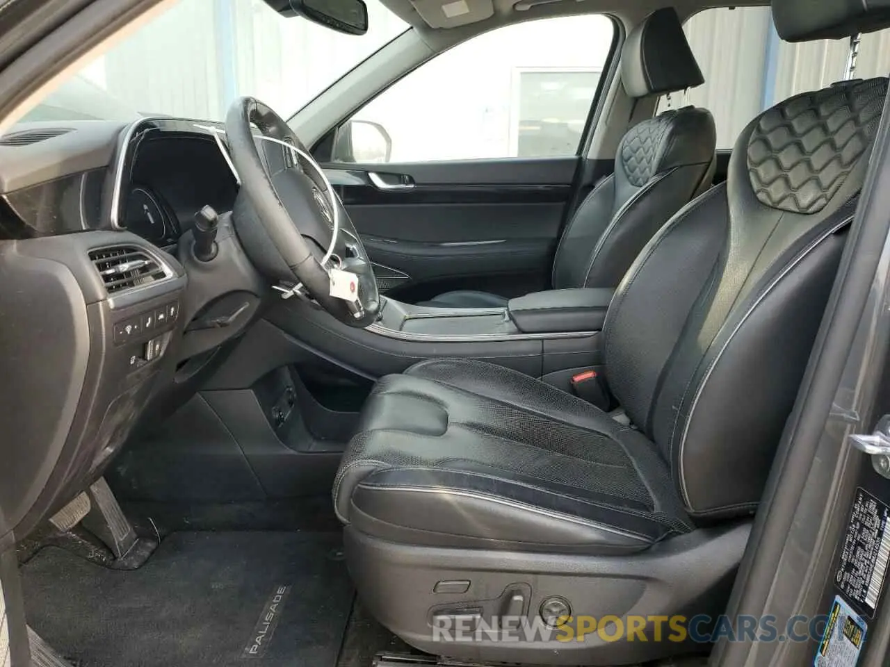 7 fotografías del automóvil dañado KM8R54HE8MU214535 HYUNDAI PALISADE 2021