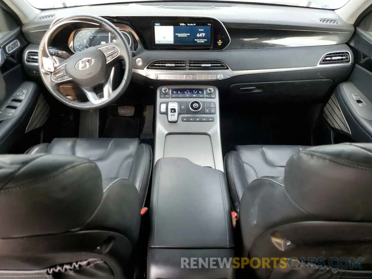 8 fotografías del automóvil dañado KM8R54HE8MU214535 HYUNDAI PALISADE 2021