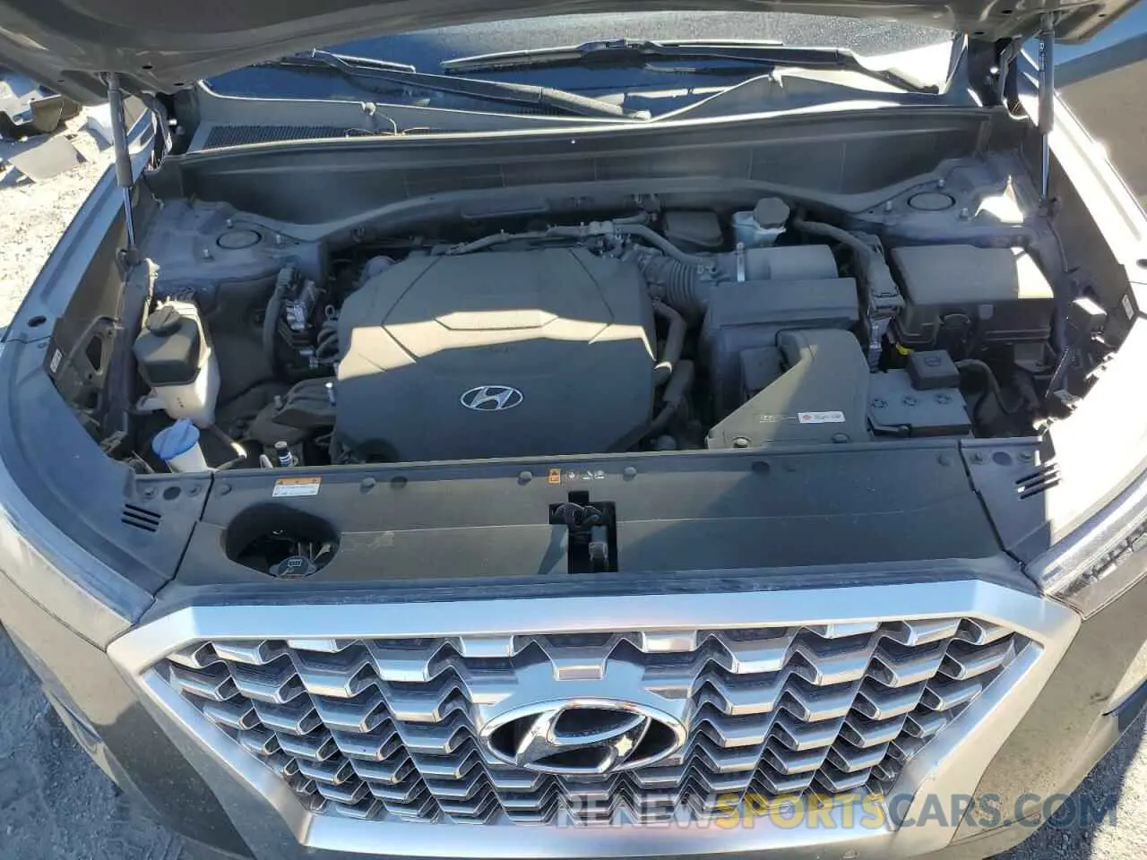 11 fotografías del automóvil dañado KM8R54HE9MU202989 HYUNDAI PALISADE 2021
