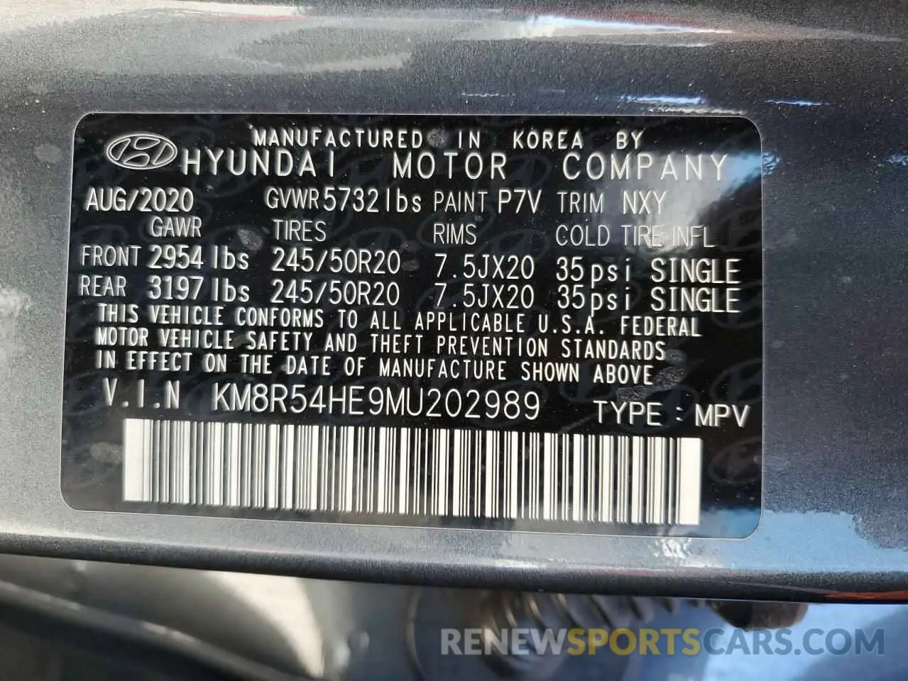 13 fotografías del automóvil dañado KM8R54HE9MU202989 HYUNDAI PALISADE 2021