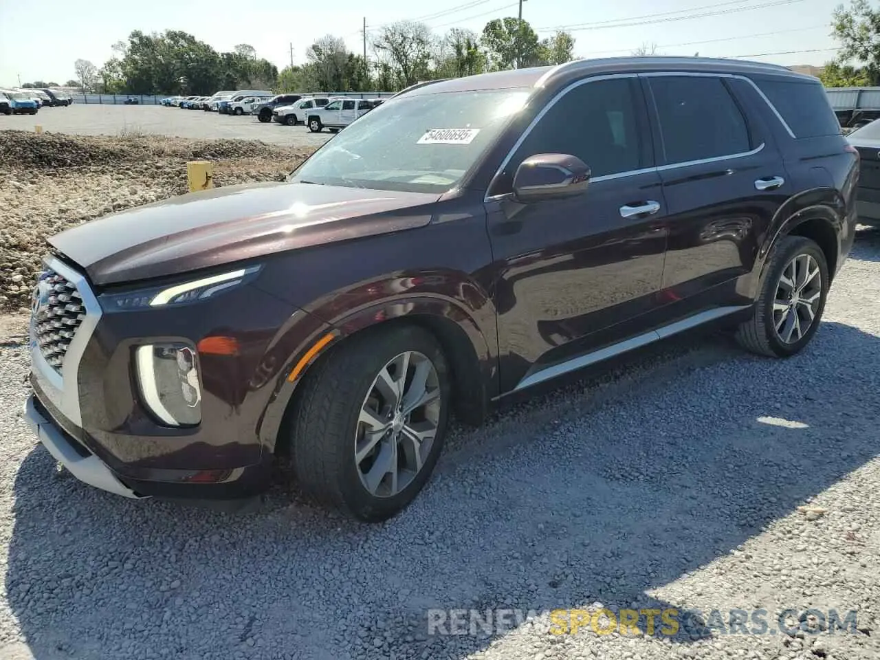 1 fotografías del automóvil dañado KM8R54HEXMU185751 HYUNDAI PALISADE 2021