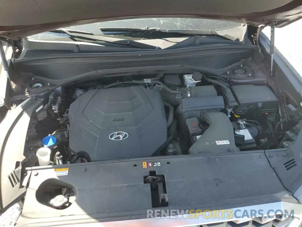 12 fotografías del automóvil dañado KM8R54HEXMU185751 HYUNDAI PALISADE 2021