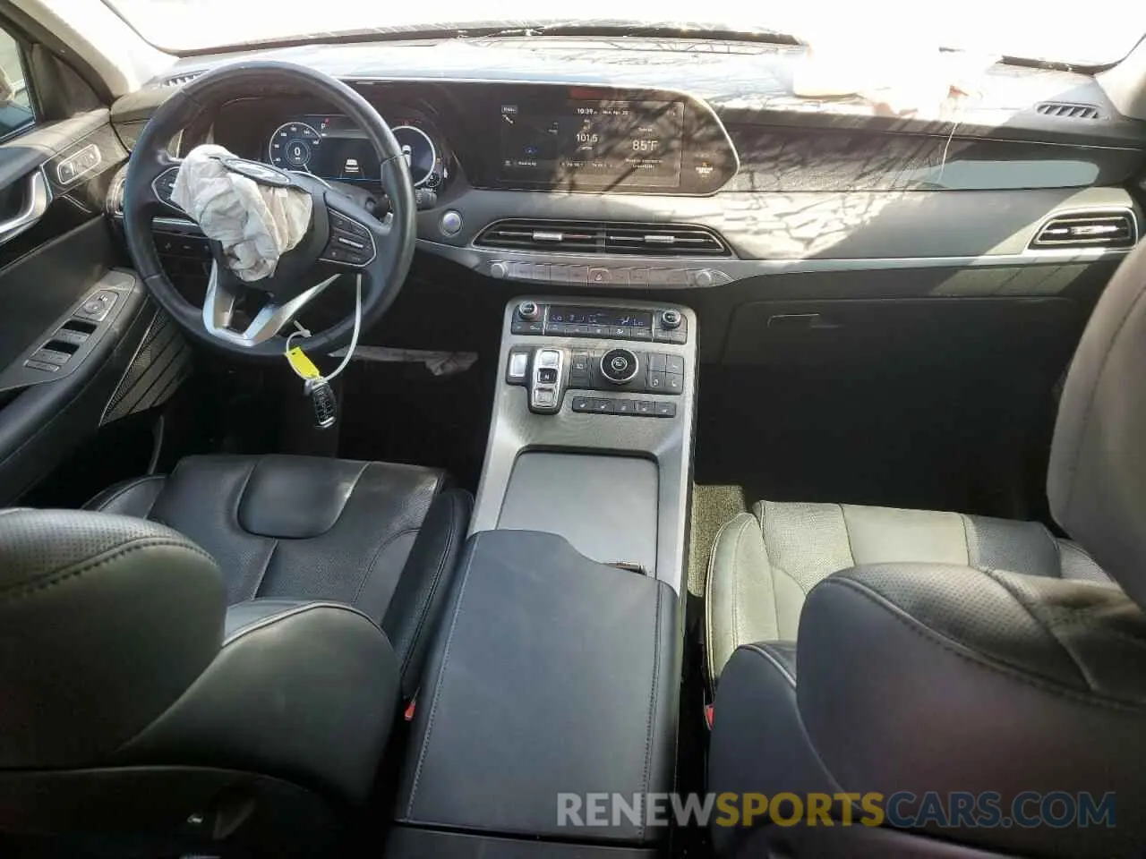 8 fotografías del automóvil dañado KM8R54HEXMU185751 HYUNDAI PALISADE 2021