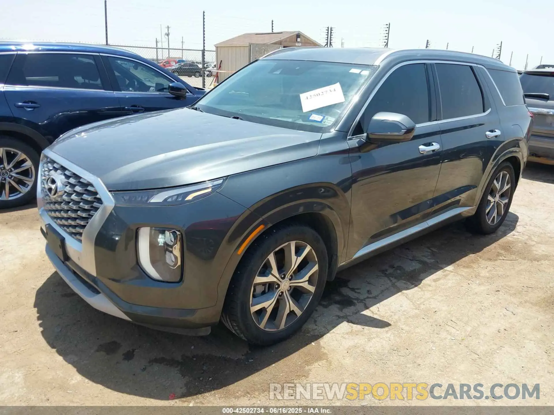2 fotografías del automóvil dañado KM8R54HEXMU198094 HYUNDAI PALISADE 2021