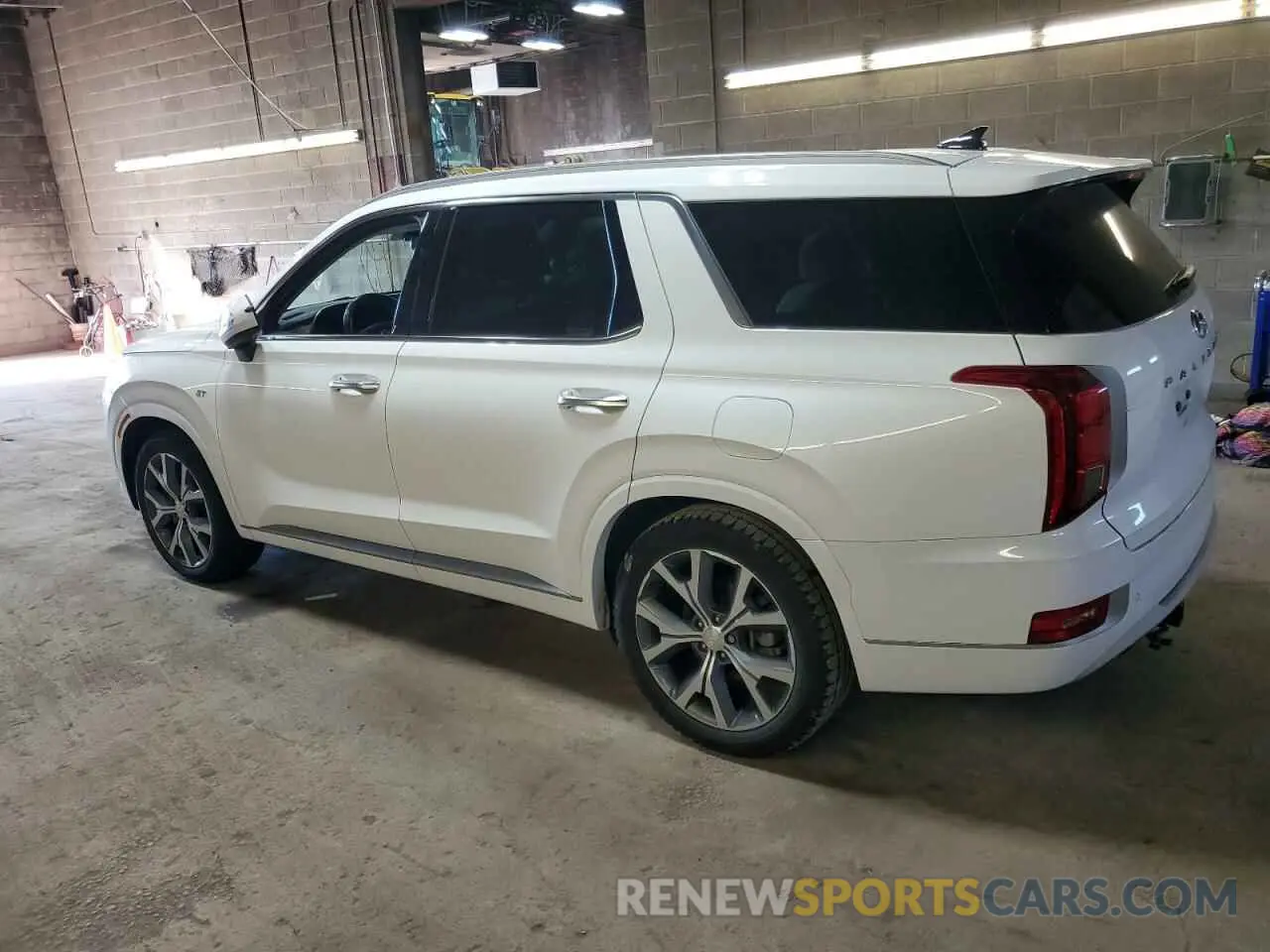 2 fotografías del automóvil dañado KM8R5DHE0MU305394 HYUNDAI PALISADE 2021