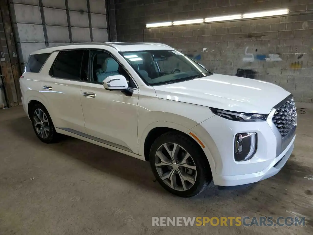 4 fotografías del automóvil dañado KM8R5DHE0MU305394 HYUNDAI PALISADE 2021
