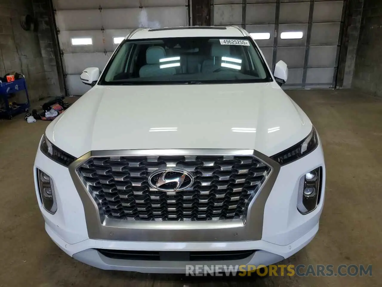 5 fotografías del automóvil dañado KM8R5DHE0MU305394 HYUNDAI PALISADE 2021
