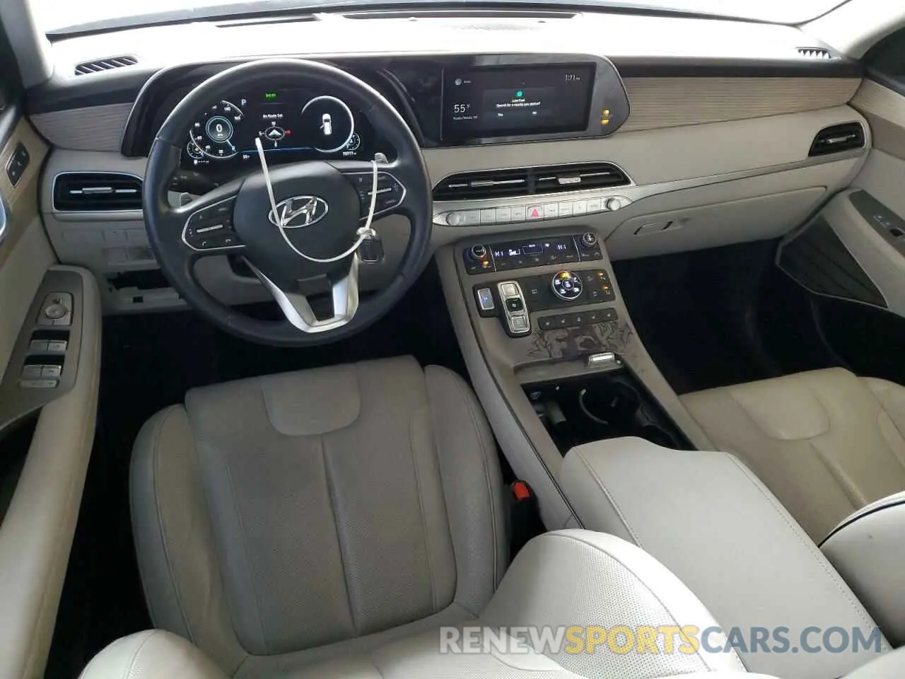 8 fotografías del automóvil dañado KM8R5DHE0MU305394 HYUNDAI PALISADE 2021